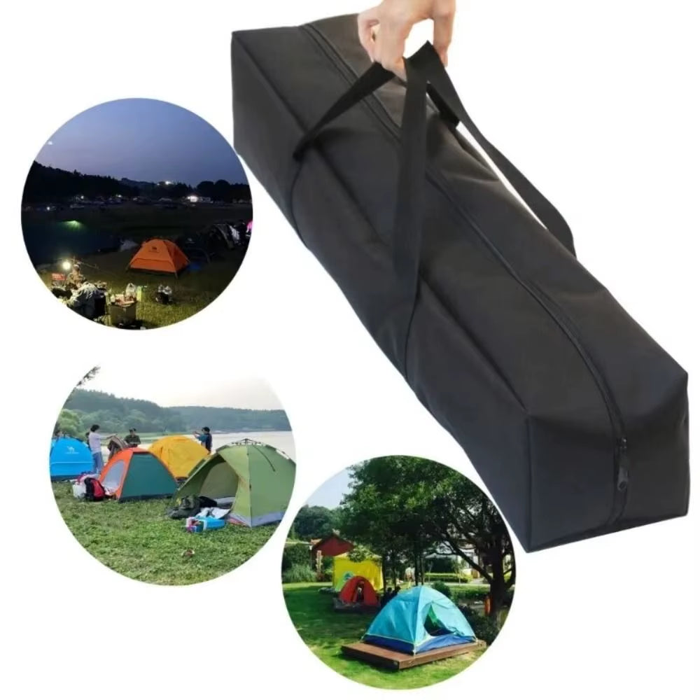 Canvas Canopy Pole Bag Camping Tent Swag Storage Pouch Large Capacity Travel Picnic Handbag Waterproof Luggage Pack Pouch