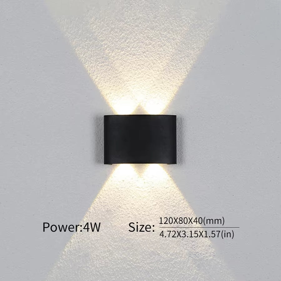 LED Wall Lamp LED Bulb Outdoor Motion Sensor Light Waterproof IP66 Wall Light Porch Garden Lights Living Room Street Stairs