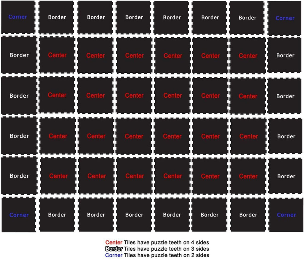 Fit-Lock 3/8 Inch Heavy Duty Rubber Flooring - Interlocking Rubber Tiles (24" X 24" Tile) 10% Grey 12' X 20' Set (60 Tiles Total) - Exercise Mats, Home Gym Sets