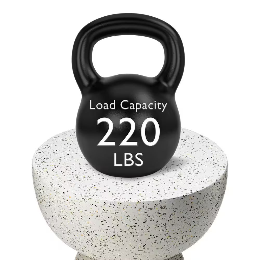 17.25 In. H Multi-Functional MGO Faux Terrazzo Garden Stool or Plant Stand or Accent Table Kits（Set of 2）