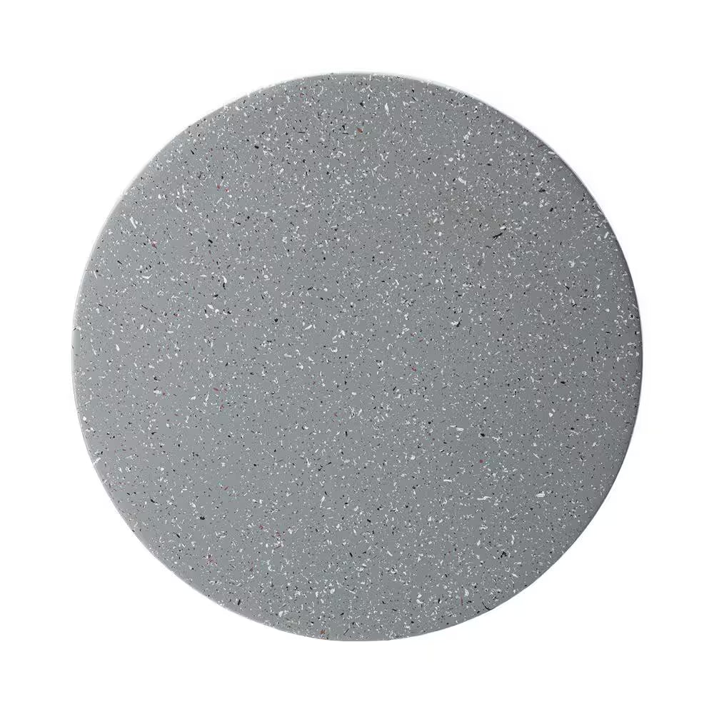 17.25 In. H Multi-Functional MGO Faux Terrazzo Garden Stool or Planter Stand or Accent Table Kits and Accessories