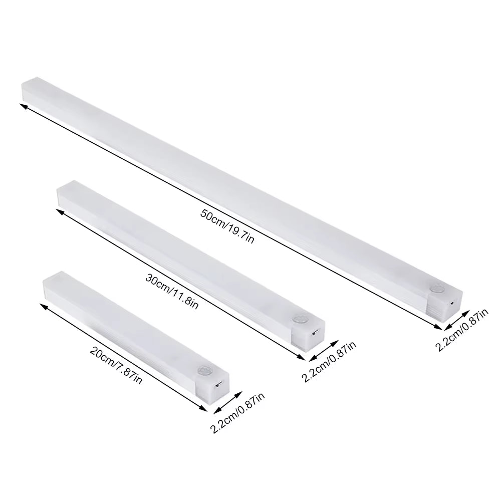 Motion Sensor Light Wireless LED Night Light USB Rechargeable Night Lamp Cabinet Wardrobe Lamp Staircase Backlight for Kitchen 1