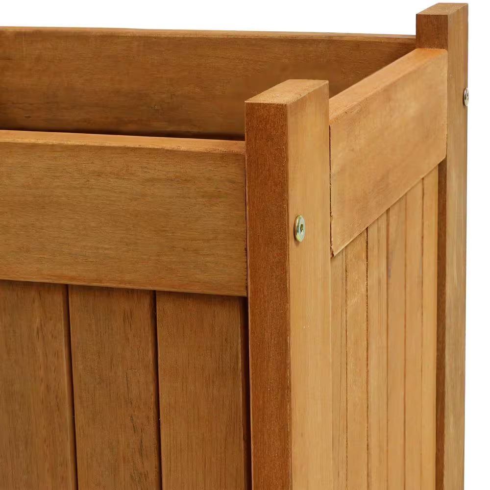 16 In. Meranti Wood Outdoor Planter Box (Set of 2)