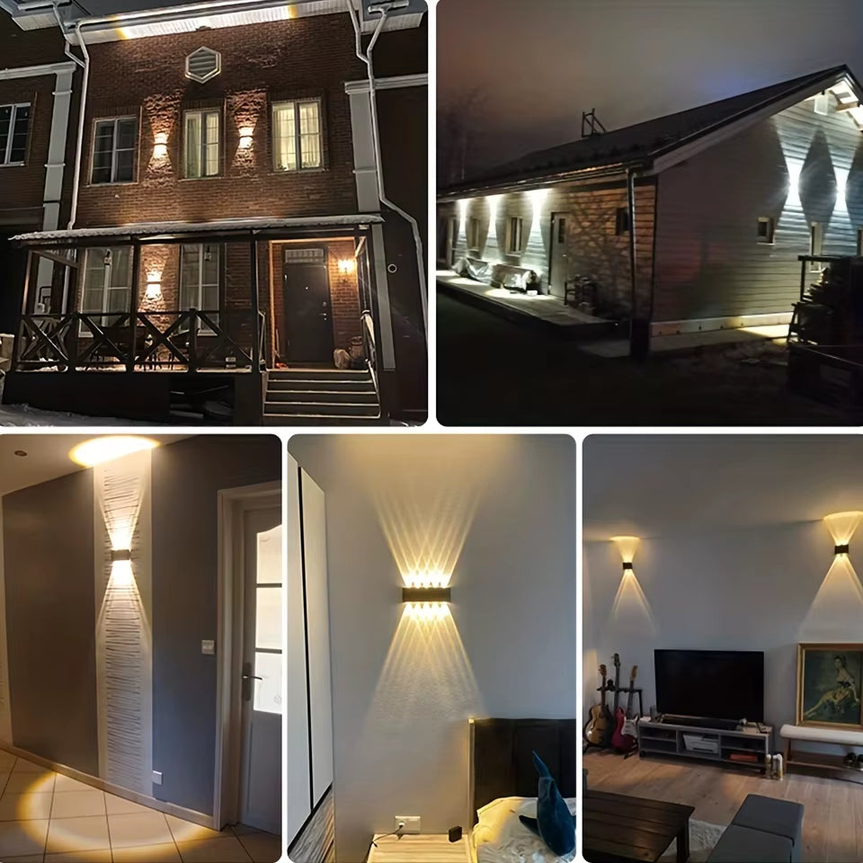 LED Wall Lamp LED Bulb Outdoor Motion Sensor Light Waterproof IP66 Wall Light Porch Garden Lights Living Room Street Stairs