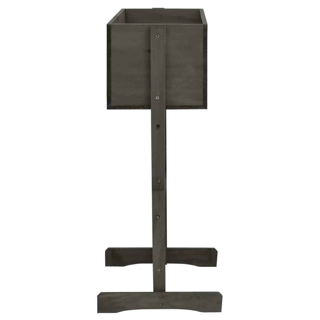 Planter Flower Box Trellis Raised Bed Outdoor Planter Solid Firwood