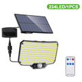 234LED Solar Security Lights Outdoor Motion Sensor 3 Modes Waterproof Split Solar Flood Wall Light for Garden Garage