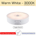 Motion Sensor Light USB Rechargeable Night Light LED Lamp for Kitchen Bedroom Stairs Hallway Cabinet Closet Wardrobe Nightlight