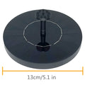 Mini Solar Water Fountain Pool Pond Waterfall Fountain Garden Decoration Outdoor Bird Bath Solar Powered Fountain Floating Water