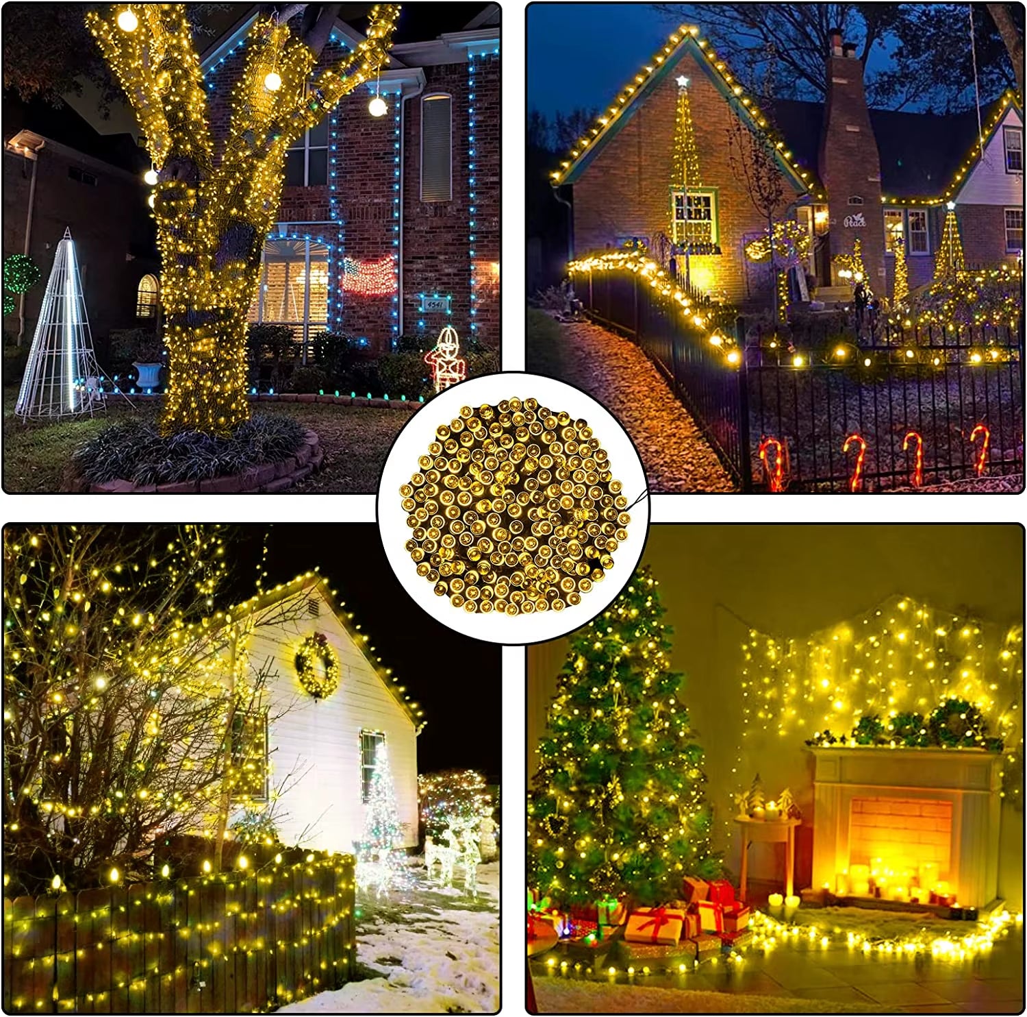 330LED Outdoor Led Solar String Lights Fairy Light Solar Powered Garland Lights 8 Mode 33M Garden Wedding Decoration Waterproof