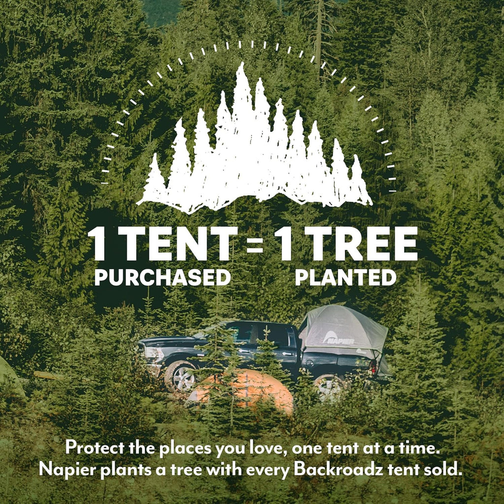 Backroadz Truck Bed with Waterproof Material Coating, Comfortable and Spacious 2 Person Camping Tent, Compact and Full Size Regular Bed Long Bed, Waterproof Bed Tent, Durable and Sturdy Tent