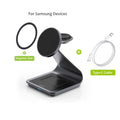 Magnetic 3 in 1 Wireless Charger Station for Samsung S24 Ultra/S25 25W Fast Charging Stand for Galaxy Watch 7/6/5/Earbuds