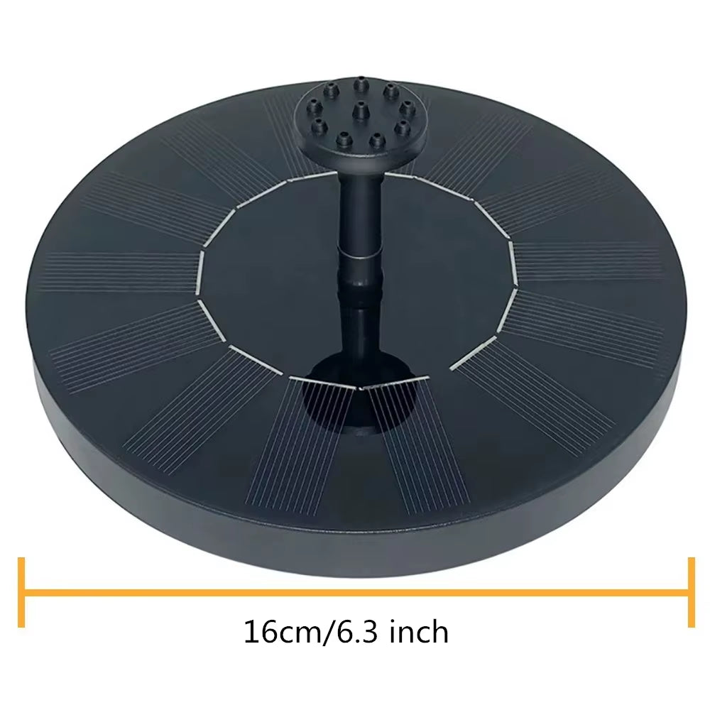 Mini Solar Water Fountain Pool Pond Waterfall Fountain Garden Decoration Outdoor Bird Bath Solar Powered Fountain Floating Water