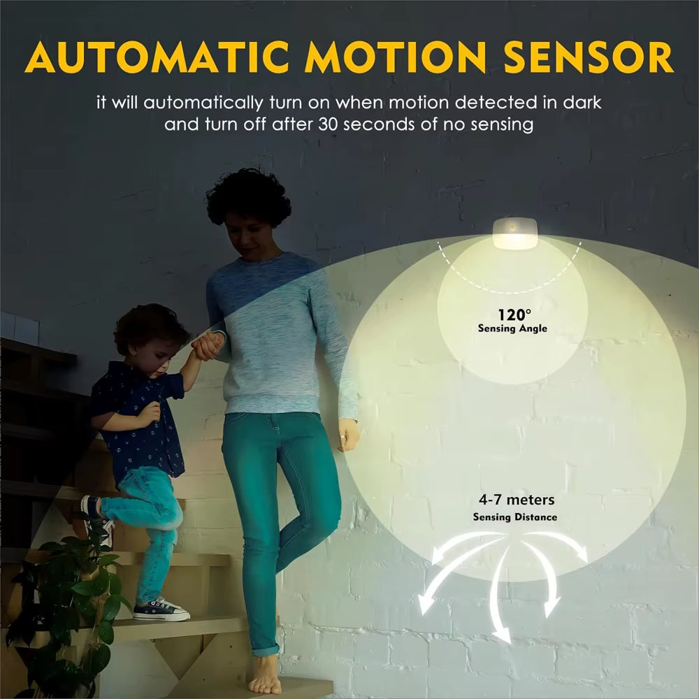 LED Night Light EU Plug in Smart Motion Sensor Light 220V Wall Lamp for Home Aisle WC Hallway Stair Kitchen Bedroom Night Lamp
