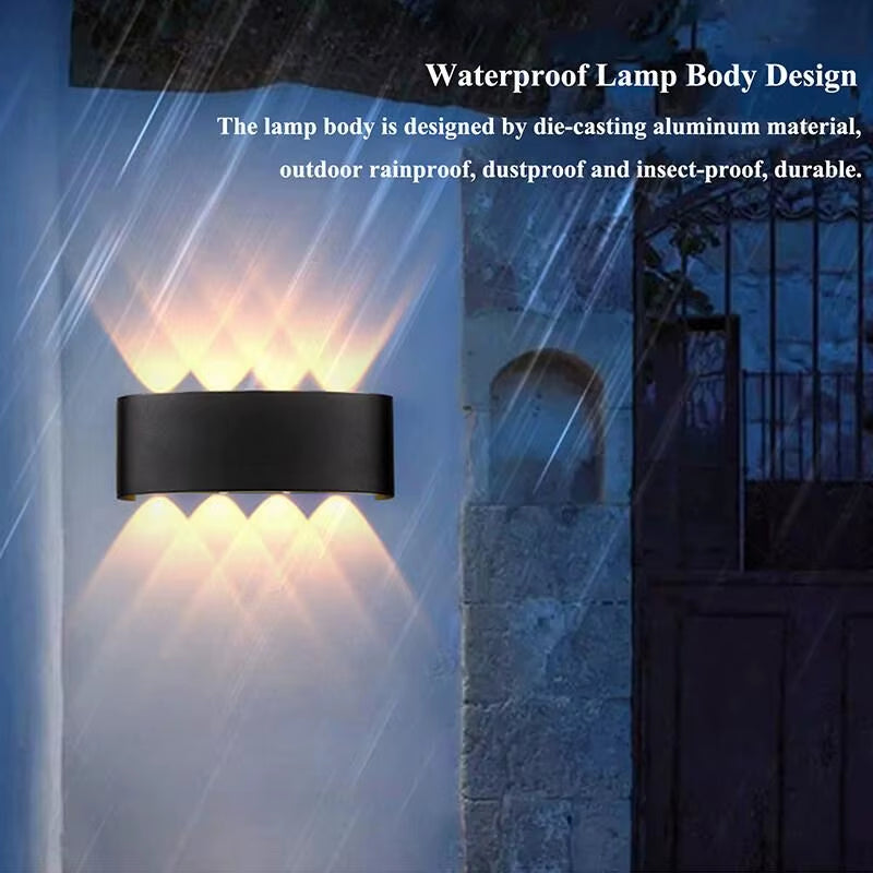 LED Wall Lamp LED Bulb Outdoor Motion Sensor Light Waterproof IP66 Wall Light Porch Garden Lights Living Room Street Stairs