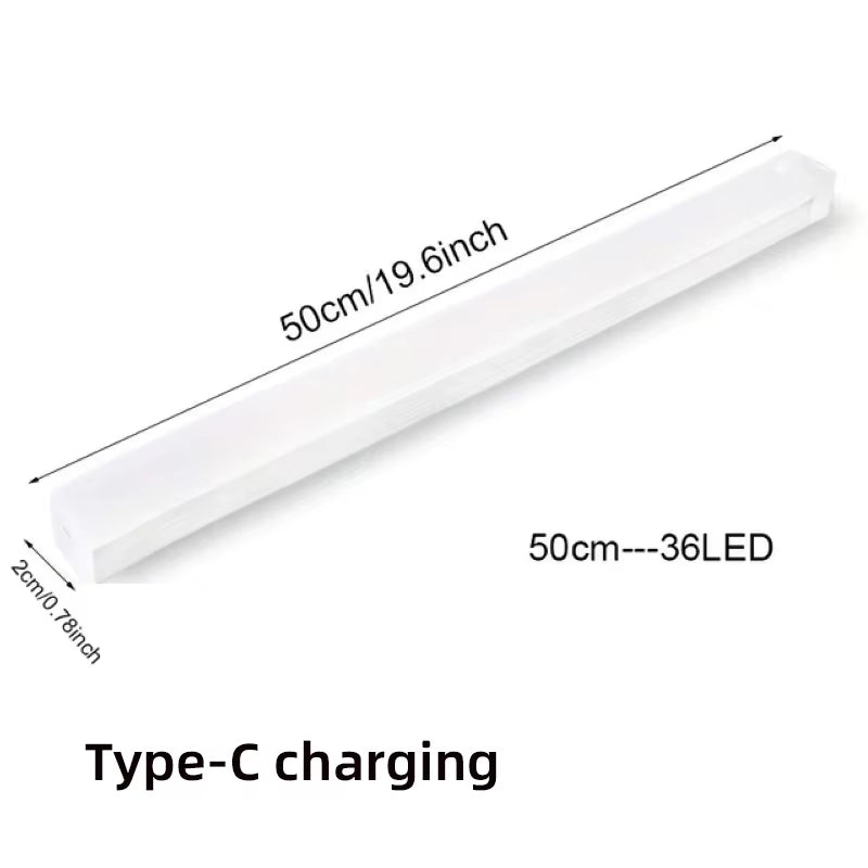 Motion Sensor Lamp Night Light Wireless LED USB Type C Rechargeable Lamp for Kitchen Cabinet Bedroom Wardrobe Staircase Lighting