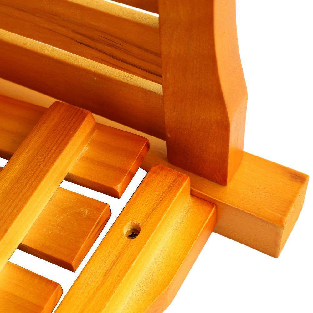 15.75 In. L X 15.75 In. W X 18.5 In. H Teak Wood Square Outdoor Planter Box with Deep Container for Flowers and Herbs