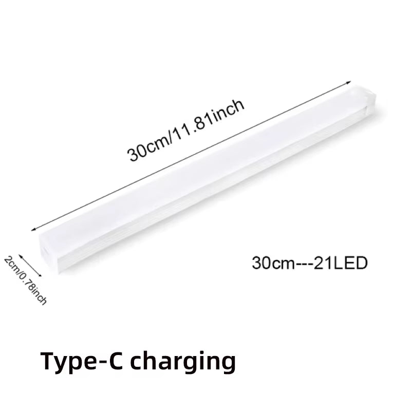 Motion Sensor Lamp Night Light Wireless LED USB Type C Rechargeable Lamp for Kitchen Cabinet Bedroom Wardrobe Staircase Lighting