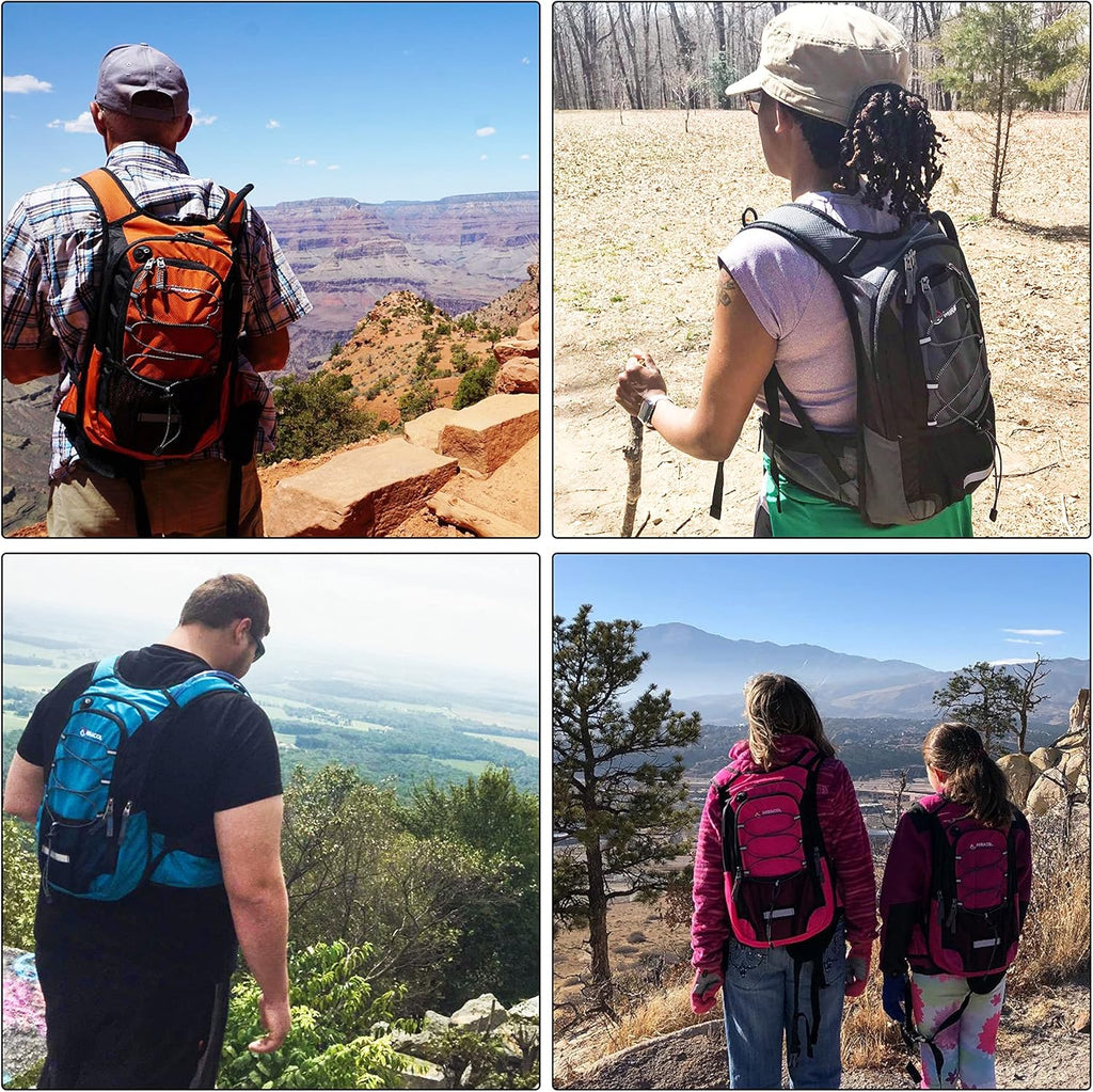 Hydration Pack Hiking Water Backpack -  Insulated Water Bag with 2L Bladder